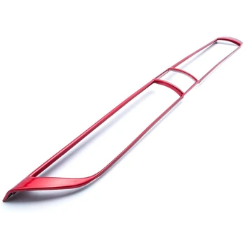 

For 2018-2020 Toyota Camry Interior Red Center Console Panel Air Conditioner Vent Trim Frame Cover Left Hand Drive