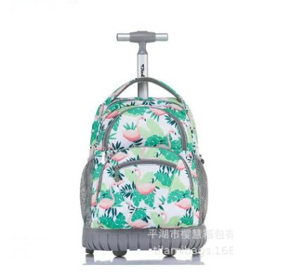 16 Inch Школьная сумка на колесиках, школьный рюкзак на колесиках, сумки для детей, рюкзак на колесиках для путешествий, 16 дюймов, детский школьный рюкзак на колесиках для девочек - Цвет: 16 Inch