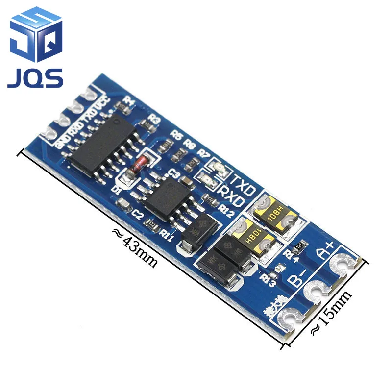 TTL Turn To RS485 Module 485 To Serial UART Level Mutual Conversion Hardware Automatic Flow Control Power Supply Module 3.3V 5V