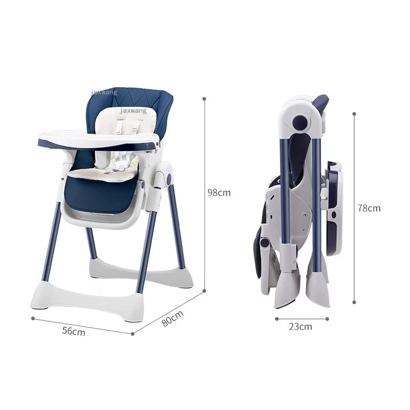 Foldable Children's Restaurant Study Dining Chair for Kids Kindergarten Plastic Chairs Simple Homeschool Living Room Baby Chair