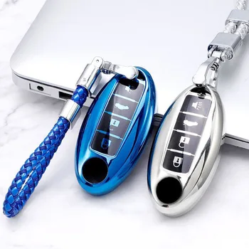 

Soft TPU car key case key cover For Nissan Patrol Y62 Rouge Maxima Altima Sentra Murano 2018 2019 2020 Car Remote key Case new