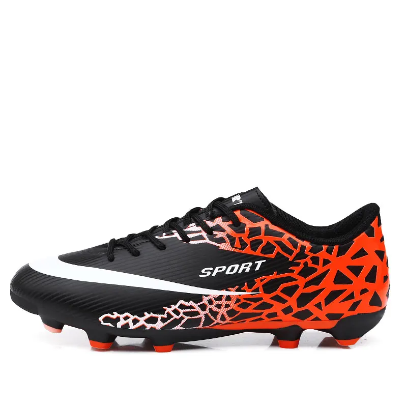 Мужские подростковые футбольные кроссовки Zoom Phantom Venom Pro TF Superfly 7 360 FG Elite Orange Cleat CR7 детские носки - Цвет: 04