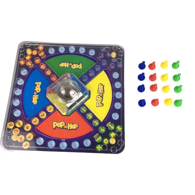 Classic Trouble Board Game Popping Movers Pop and Race grab & go storing Family Party Game 2-4 players Educational Toys for kids 1