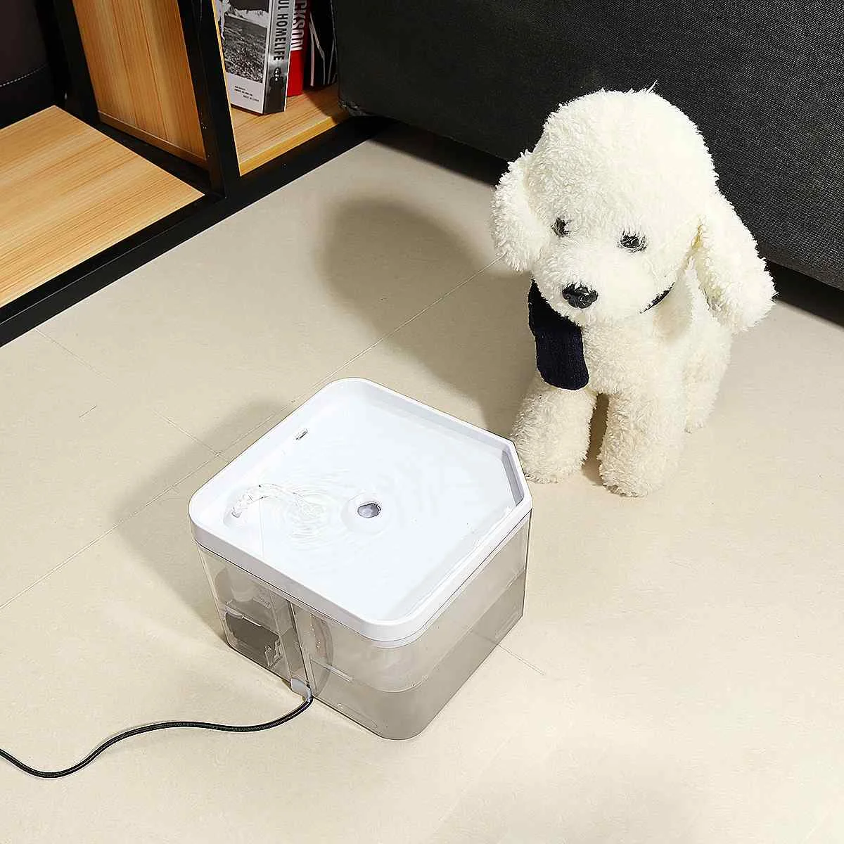 2.5L Pet Automatic Water Dispenser Cat Dog Intelligent Infrared Induction Circulation Electric Drinking Water Feeder Machine