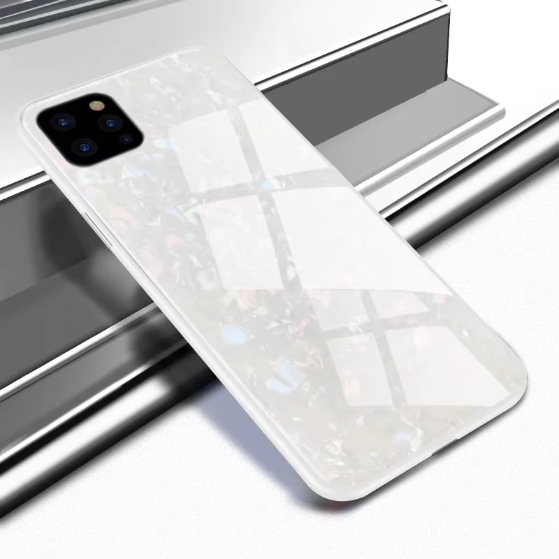 Для Apple iphone 11 чехол Роскошная оболочка жесткий Закаленное стекло Защитная задняя крышка для iphone 11 Pro Max iphone 11 11pro