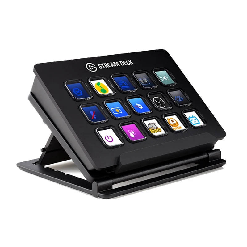 Elgato Stream Deck 15 Tasto Led Personalizzato Videogioco Audio Streaming Usb Twitter Gioco Cattura Obs Twprurito Tipeee Xsplit