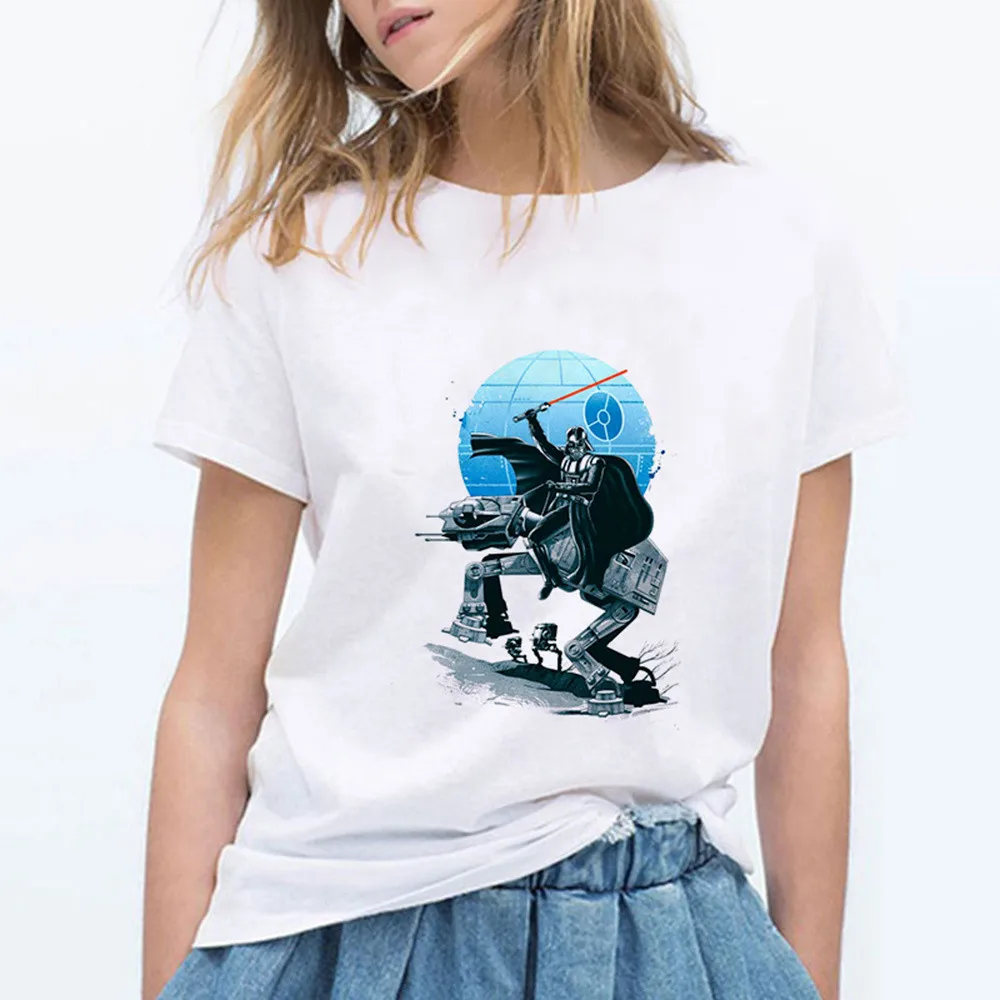 Футболка женская Звездные войны дроиды R2-D2 C-3PO Приключения Звездные войны Трилогия футболка 80s фильм вентиляторы футболка робот футболки топы