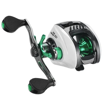 

10+1 Ball Bearings Baitcasting Fishing Reel Lightweight High Speed 9.3:1 Gear Ratio Baitcast Reel Sea Baitcaster Tackle