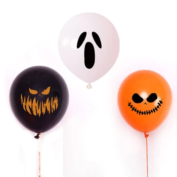 

1000pcs Ghost Devil Pumpkin Halloween Decor Balloon Inflatable Kids Halloween Toys Party Decor Latex Balloons