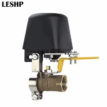 LESHP manipulateur automatique vanne d'arrêt pour alarme arrêt gaz canalisation d'eau dispositif de sécurité pour cuisine et salle de bain DC8V-DC16