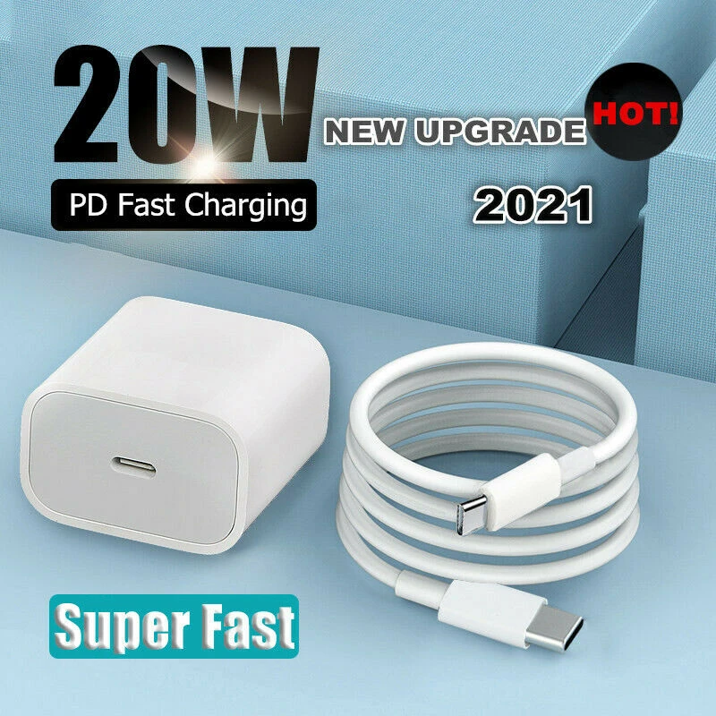 20W USB C Charger PD Fast Charge Block USB-C Power Delivery Wall Charger Adapter for iPhone 13 12 Pro Max SE 11 Galaxy S20 S10 usb c 65w