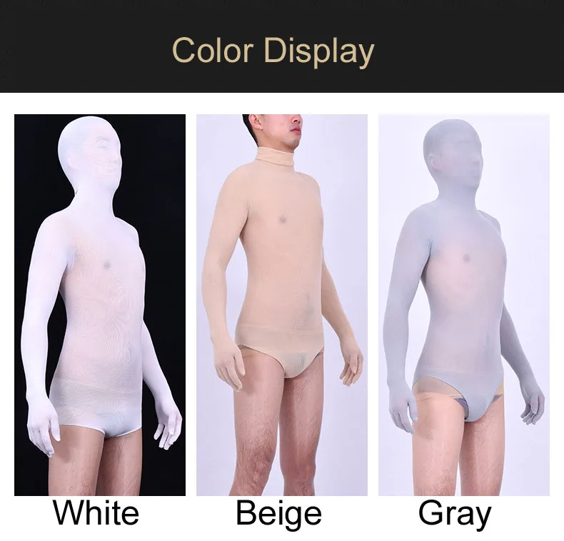 Ecoosexy Unisex 80d Seamless Five Fingers Long Sleeve Bodysuit Half Coat Zentai One Piece Tights Diy Any Cut Bodystocking Catsuit Leotard -Zentai shop online Ha3dba3fc1e294c0cb3ff65487053f64eC.jpg