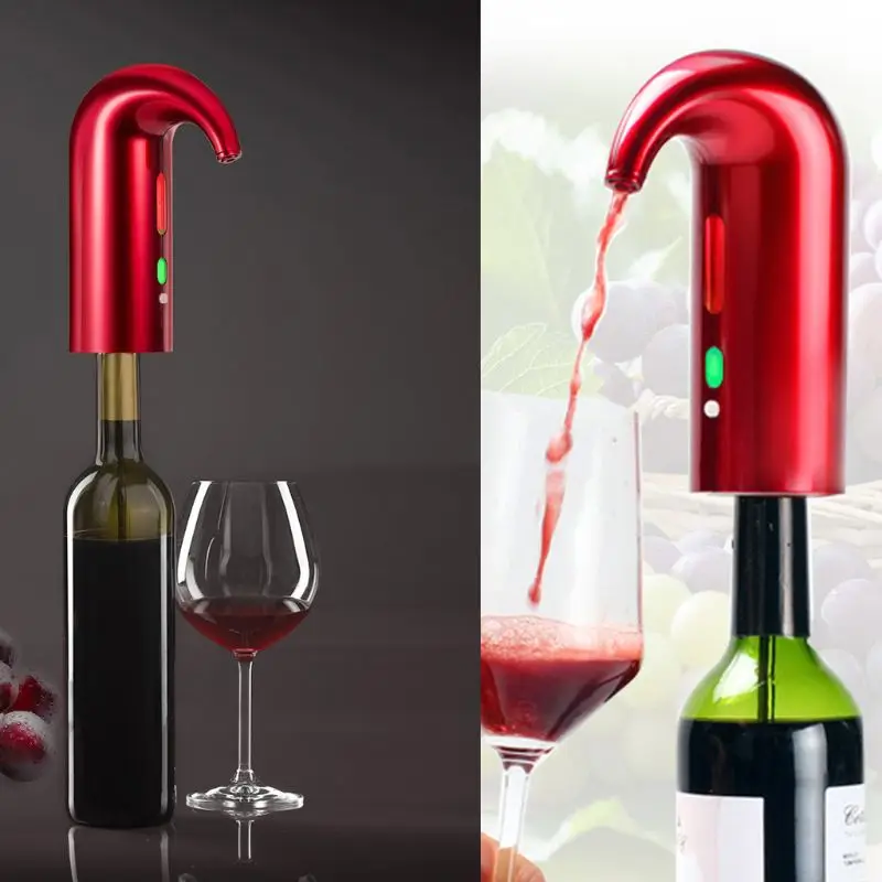 USB Перезаряжаемый Носик Pourer портативный в одно касание Электрический аэратор для вина Pourer 72XF