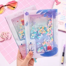 Блестящая креативная классная ручка-книга, простое сердце для девочек, милый карманный блокнот для студентов, блокнот