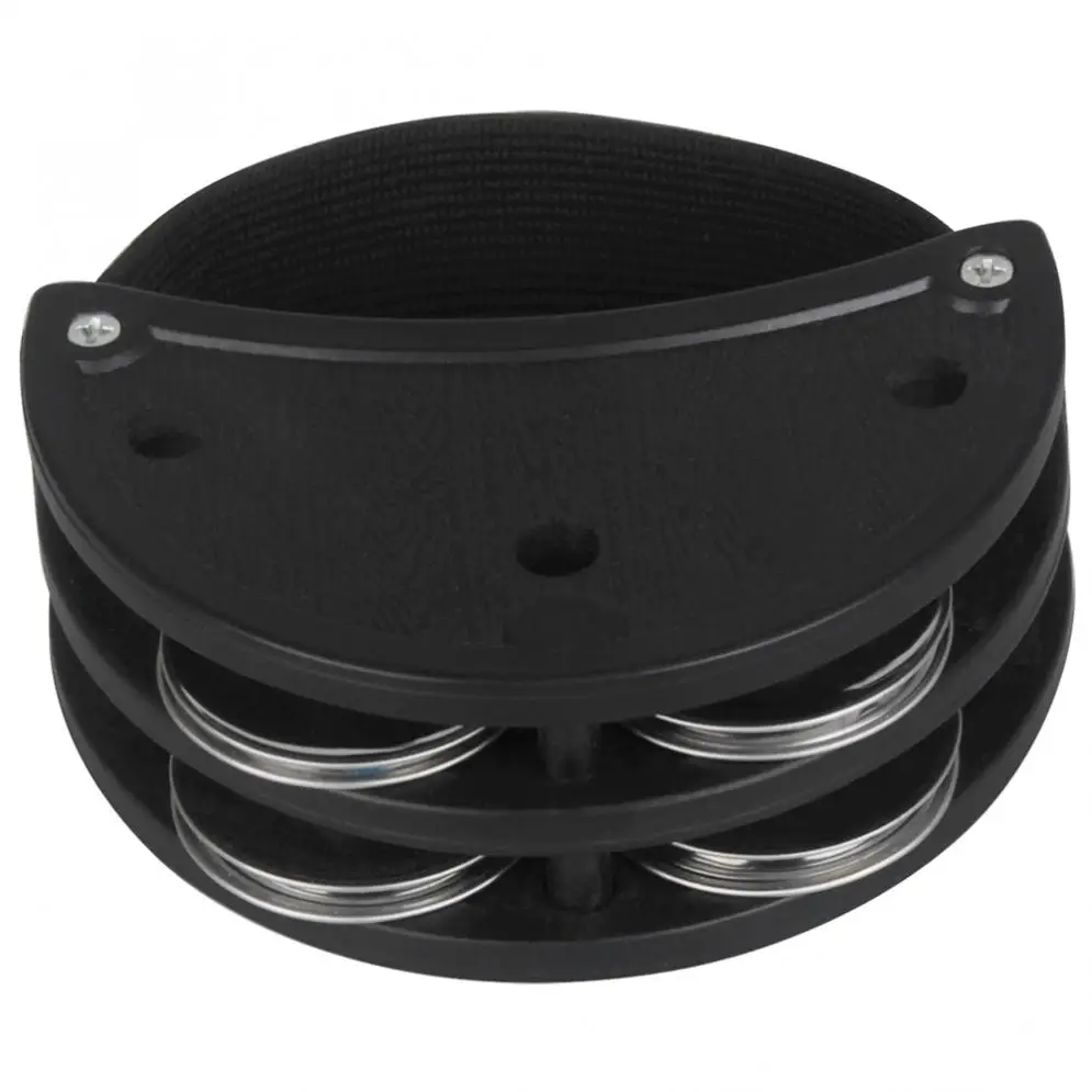 Полукруглый двухрядный Колокольчик для ног Cajon Drum Partner ударные инструменты аксессуары