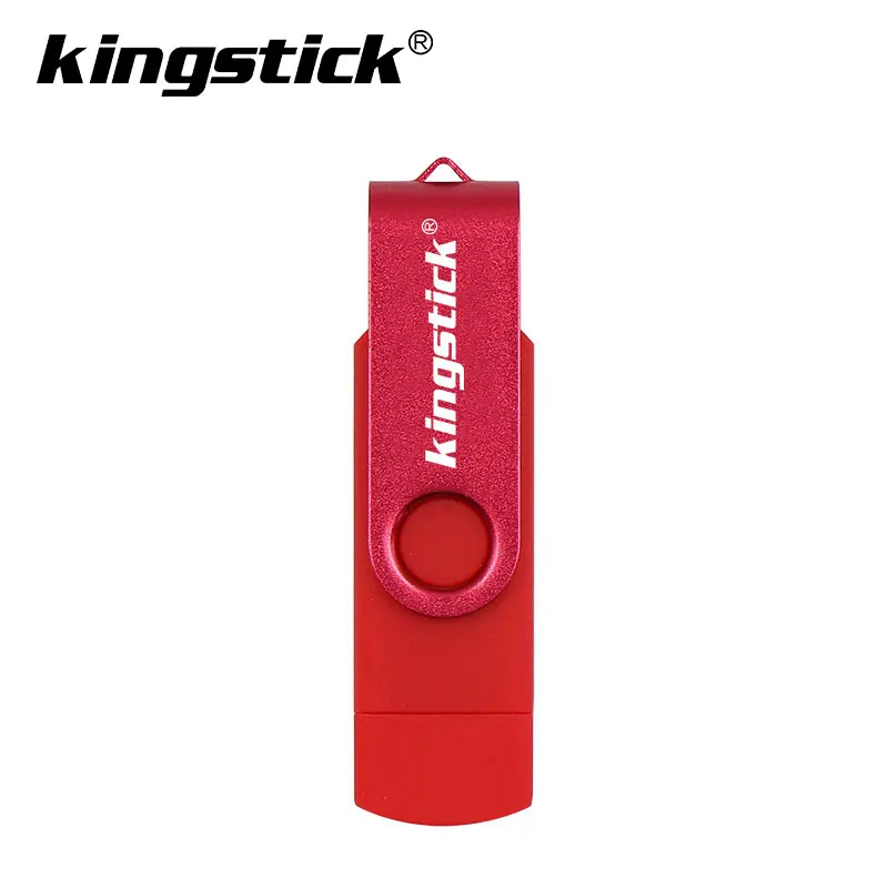 Горячая Распродажа, карта памяти, 4 ГБ, 8 ГБ, металлический usb 2,0, флеш-накопитель, 16 ГБ, флеш-накопитель, 32 ГБ, usb, 64 ГБ, OTG, usb флеш-накопитель для телефона - Цвет: red