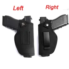 Tactical Left Right Hand Glock Gun Holster Bag Waist Hunting Airsoft Gun Case for Glock Colt 1911 Beretta M9 P226 Pistol Holster gun quick pulling nylon plastic waist holster for p226 black