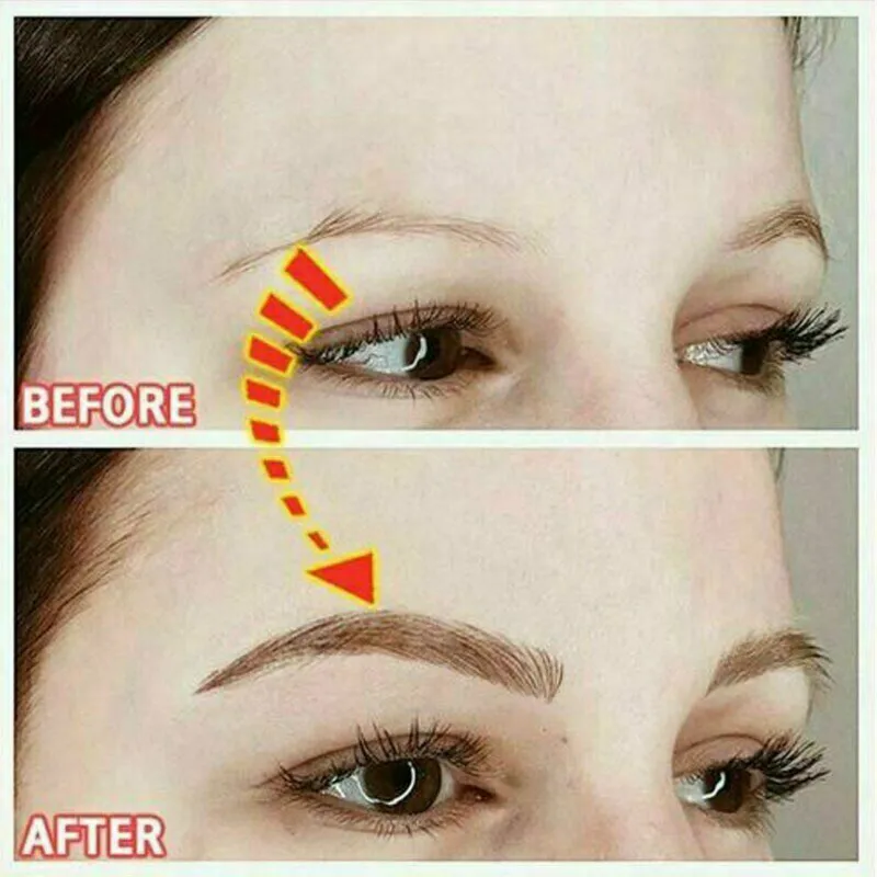 4D Eyebrow Sticker Non-toxic Tattoo Sticker Makeup Supplies Waterproof Lasting Eyebrow Bionic brow tools