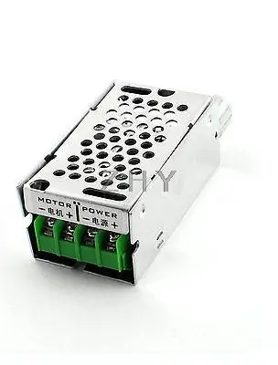 DC 12-40V 400W прямоугольный алюминиевый чехол PWM переключатель регулятора скорости