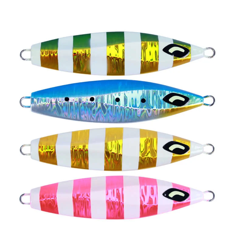 

200g 1pc Slow Jigging Lure Japan Design Ocean Stinger Wing Lure Metal Jig Lead Jig