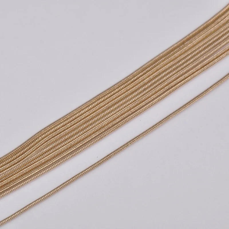 100 м цепочка фурнитура под змею тусклые цепочки Серебряные Позолоченные KC Позолоченные цепочки для изготовления ювелирных изделий - Цвет: KC Gold Plated