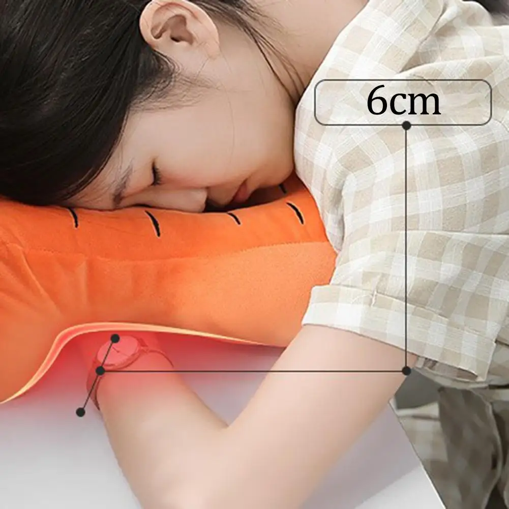 Cervical Memory Foam Noon Nap Pillow Office Table School Desk Cushion Slow Rebound Air Breathable With Hole
