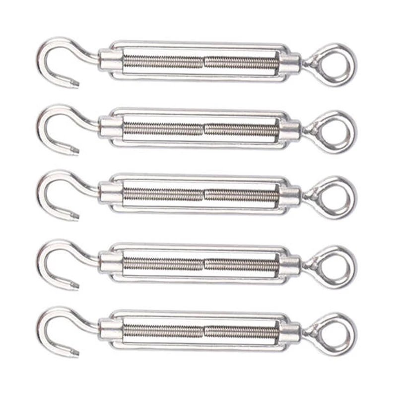 5 шт. M6 крюк из нержавеющей стали и крюк для стяжки проволоки RopeTension