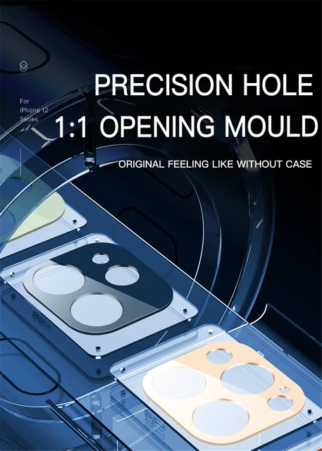 Lente De Cámara Original Para IPhone 12 Pro Max | Vidrio Real + Junta De Pegamento | Compatible Apple