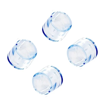 

4Pcs Transparent Rubber Furniture Table Chair Leg Floor Feet Cap Cover Protector 18mm