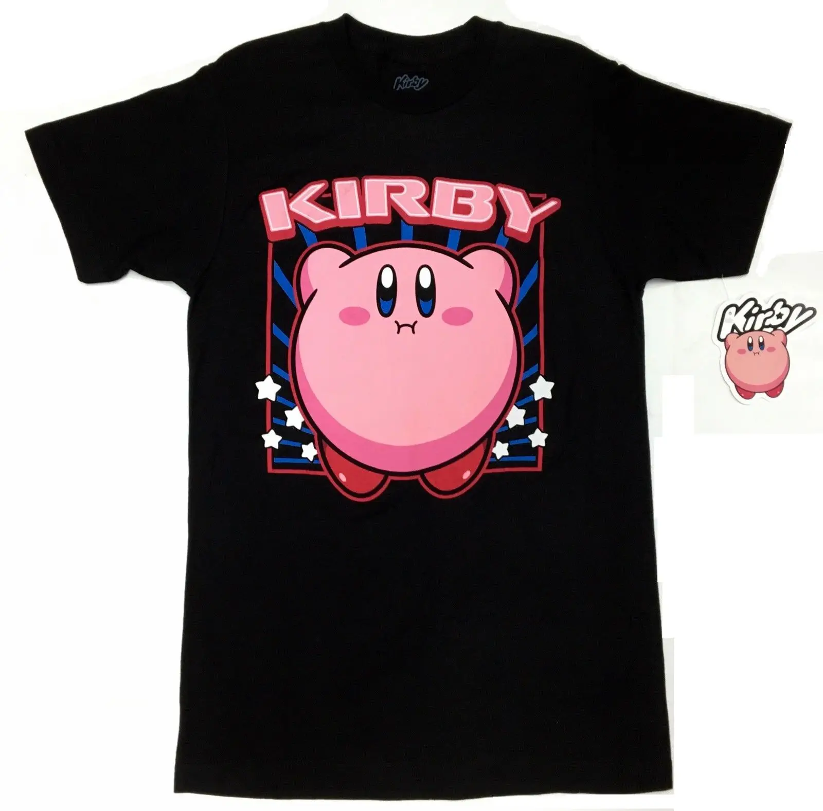 Nintendo Kirby Футболка Nwt Лицензированная официальная Летняя мужская модная футболка