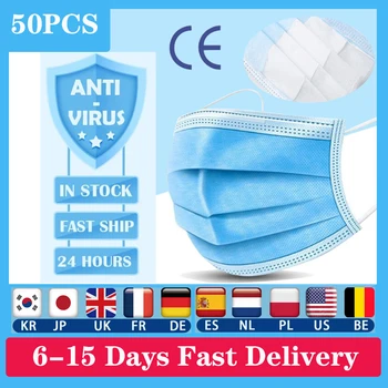 

Standard Profession 3 Layer Dust Mask Antibacterial Protection Sterile Mask Dustproof Facial Protective Cover Mask Anti Virus