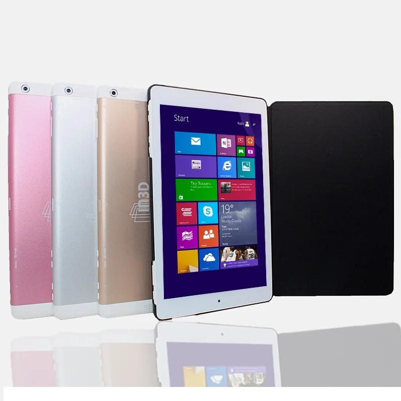 8,9 дюймовые планшеты с ОС Windows 10 с 3D экраном 2+ 32 ГБ 1920x1200 ips в комплекте кожаный чехол