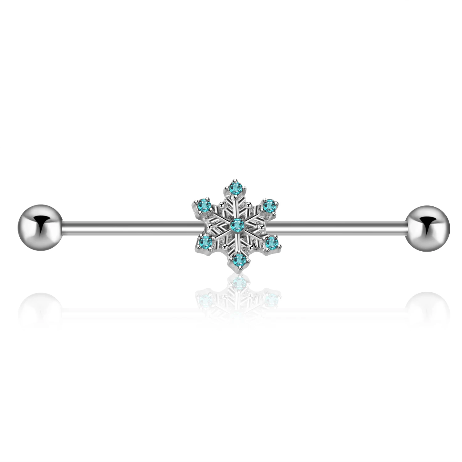 

Серьги TIANCIFBYJS, хирургическая сталь, 38 мм, 14 г, сталь спиральный для хряща, Промышленные Штанги, пирсинг, украшения для тела, 50 шт. для женщин и мужчин