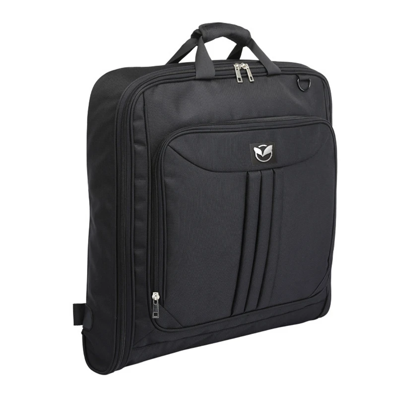 

ABZC-Multifunctional Men Business Travel Bag Waterproof Luggage Bags Laptop Handbag Dust-Proof Suit Storage Bag with Shoes Pouch