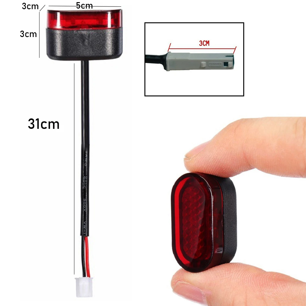 Электрический скутер стоп-сигнал задняя фара для Xiaomi M365 M187 Pro задний фонарь Предупреждение Stoplight ночной велосипедный аксессуар