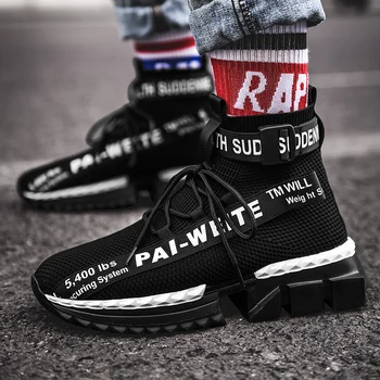 

Fashion Sports Dad Sneakers Kanye West Fashion Hip Hop Dancing Light Thick Bottom Shoes MenTenis Masculino Adulto Size 39-46