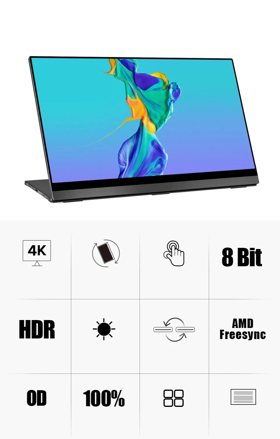 Top 5 Best touch portable monitor 15.6 inches On Aliexpress 2021 6 Ha3dc80a7044e4f5ab089656ac4b2123b2