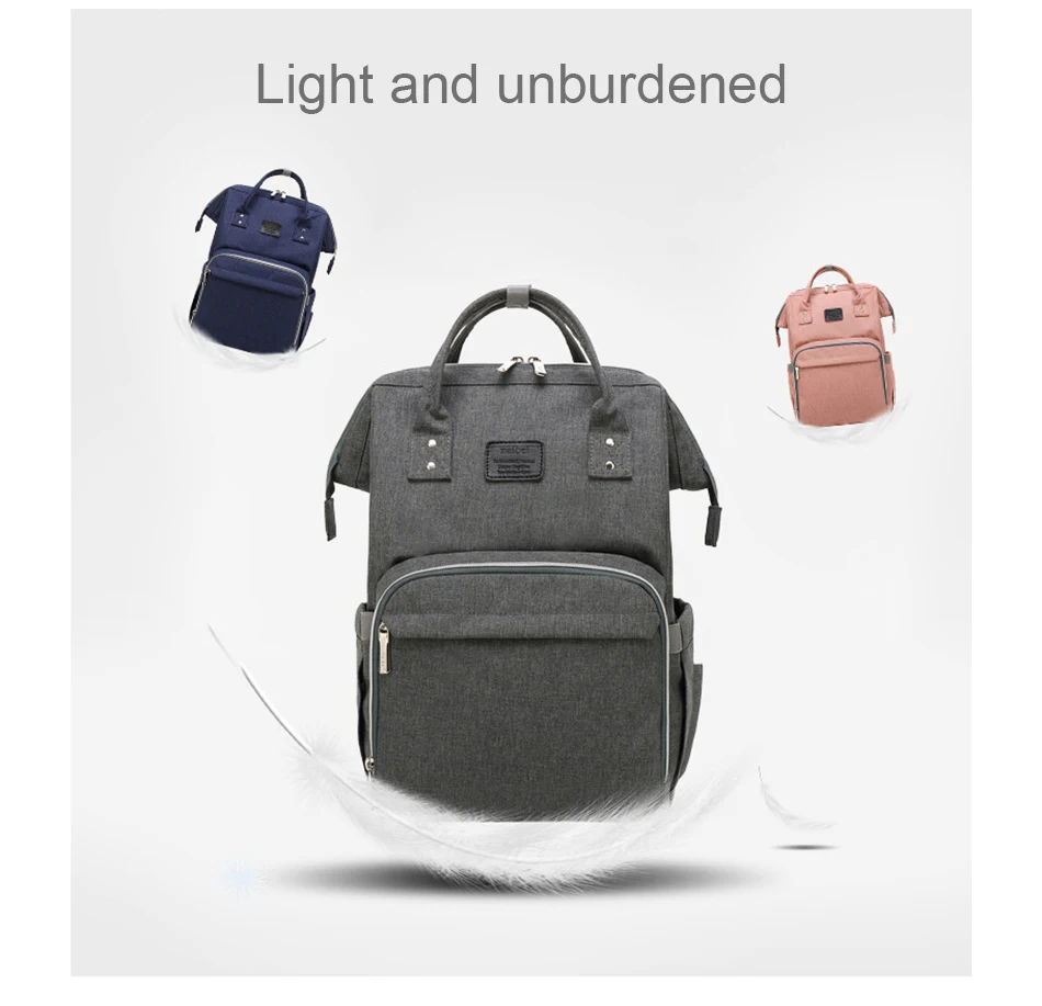 Одноцветная Мумия сумка для пеленок рюкзак дизайнерский уход Детская сумка дорожная пеленка мешок, мешок для вещей водонепроницаемый мешок для беременных Мумия