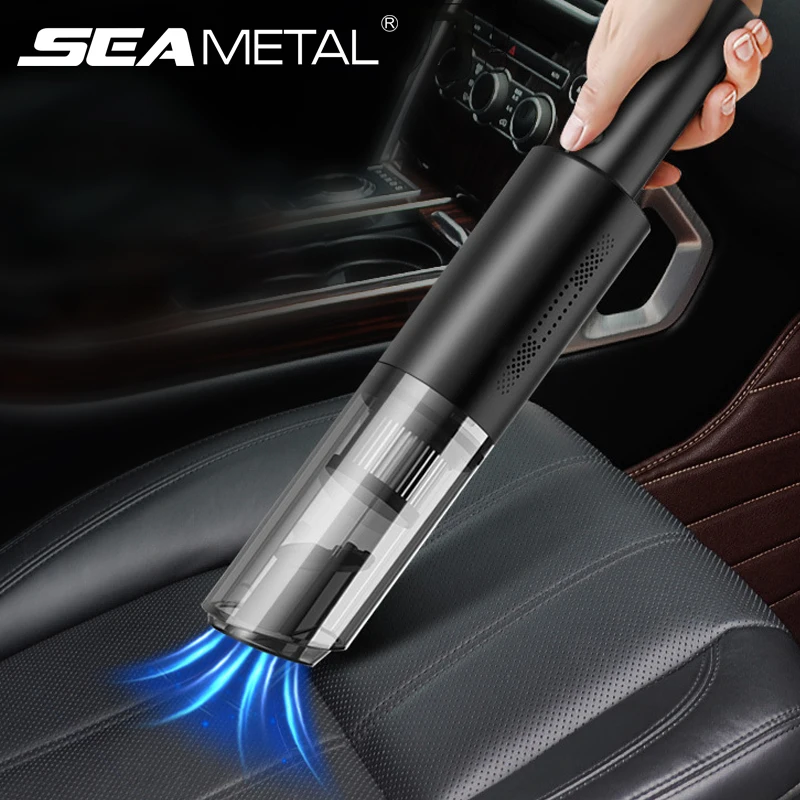 

12V 120W Cordless Vacuum Cleaner Handheld Wireless Auto Vacuum Cleaner Rechargeable 6000Pa Cyclone Super Suction Dust Remover