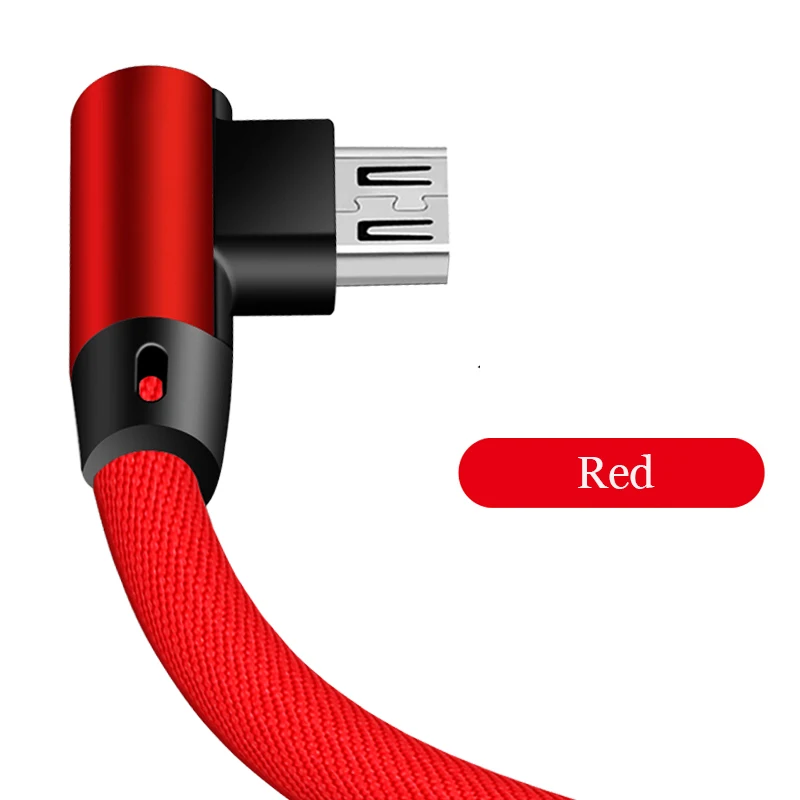 Дизайн для игр Micro usb Быстрый кабель для iPhone зарядный кабель Тип C док-станция адаптера для samsung для huawei android 3m - Цвет: Red For Micro USB