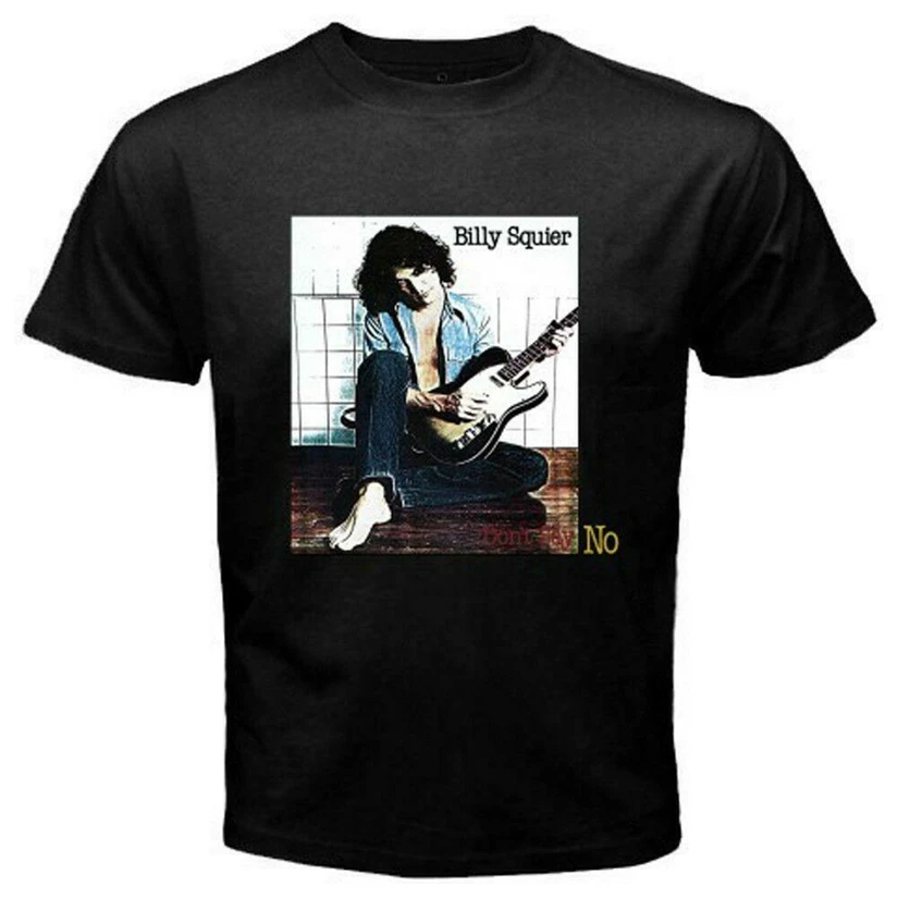 Новинка футболка с изображением обложки альбома Billy Squier Don Say No Rock размер S-3Xl США Em1