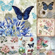 

New 5D DIY Diamond Painting Flower Animal Cross Stitch Full Square Round Drill Butterfly Diamond Embroidery Art Home Decor Gift