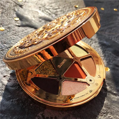 Goddess Luck coins тени для век палитра 9 цветов блеск матовые мерцающие