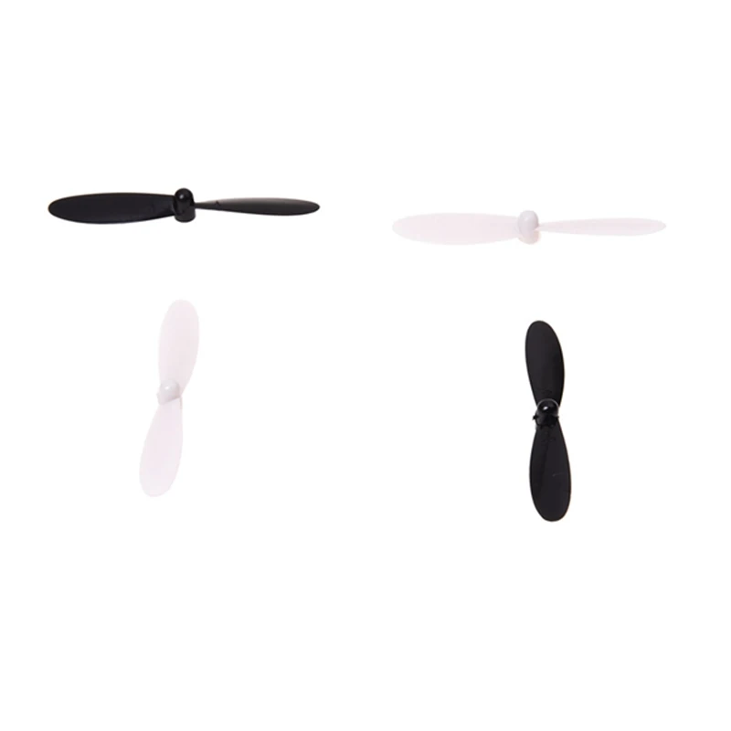 Propeller blades Helices Protective cover For HUBSAN X4 H107 H107C H107D Quadcopter Black+White 20 piece set