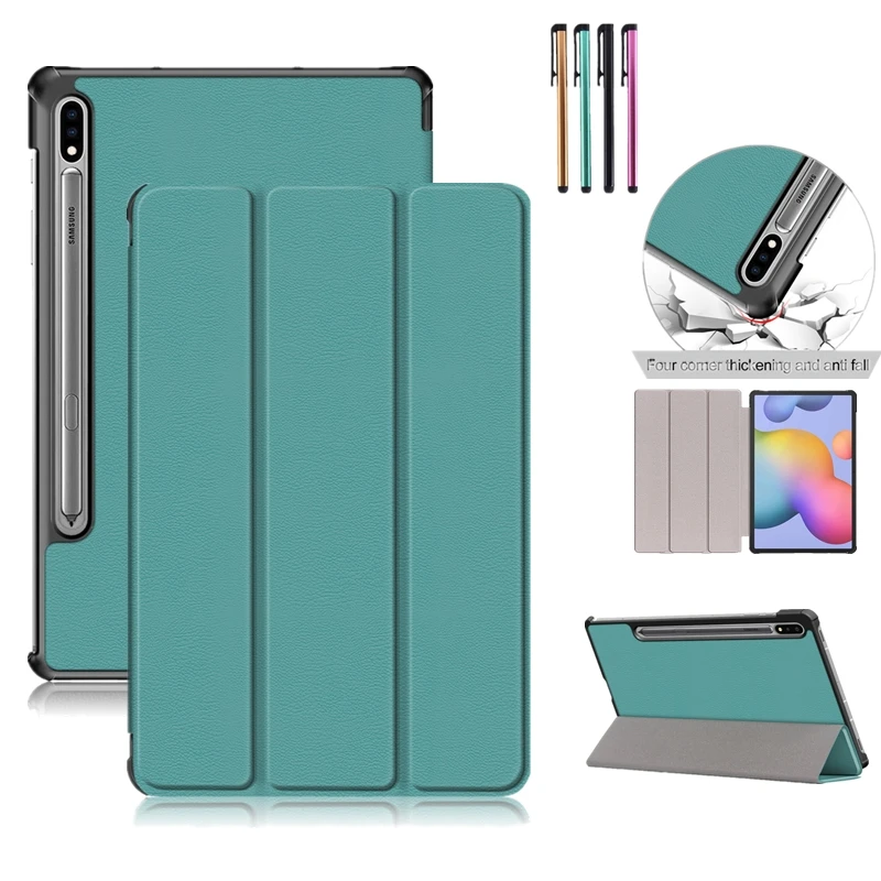 2021 Custodia Per Samsung Galaxy S7 Fe Sm T736 12.4 "Pieghevole In Pelle Per Samsung S7 Fe T736 Custodia Protettiva Custodia Protettiva Per Tablet