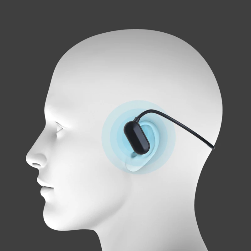 IPX8 водонепроницаемый HiFi костной проводимости Bluetooth 5,0 с MP3-плеером для спорта на открытом воздухе наушники гарнитура музыкальный плеер для плавания(16