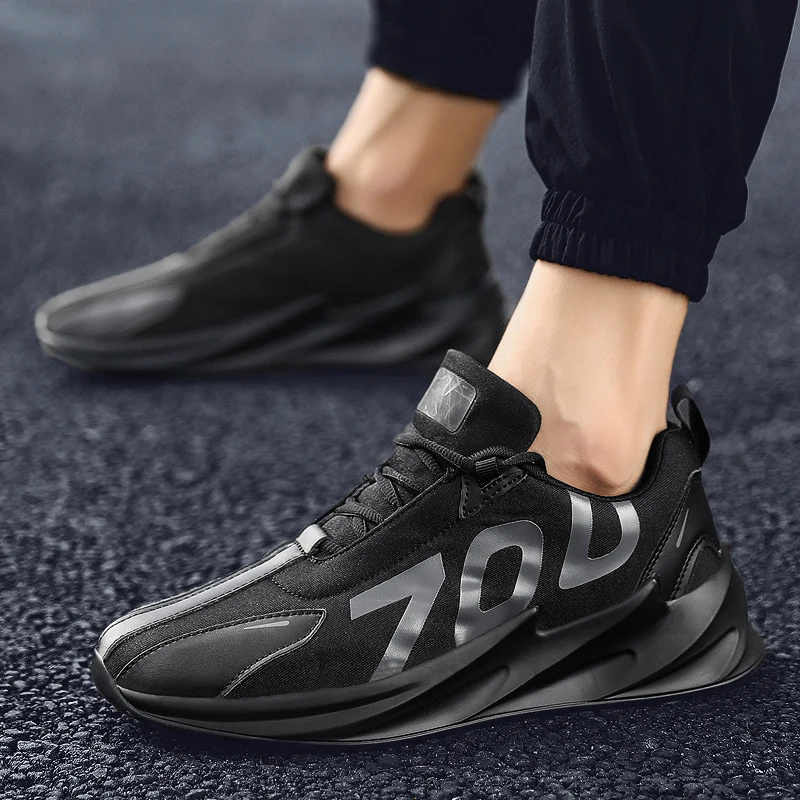 

Goodstus casual shoes men's high tech air cushion thick sole sports shoes lace up breathable wear-resistant men's shoes