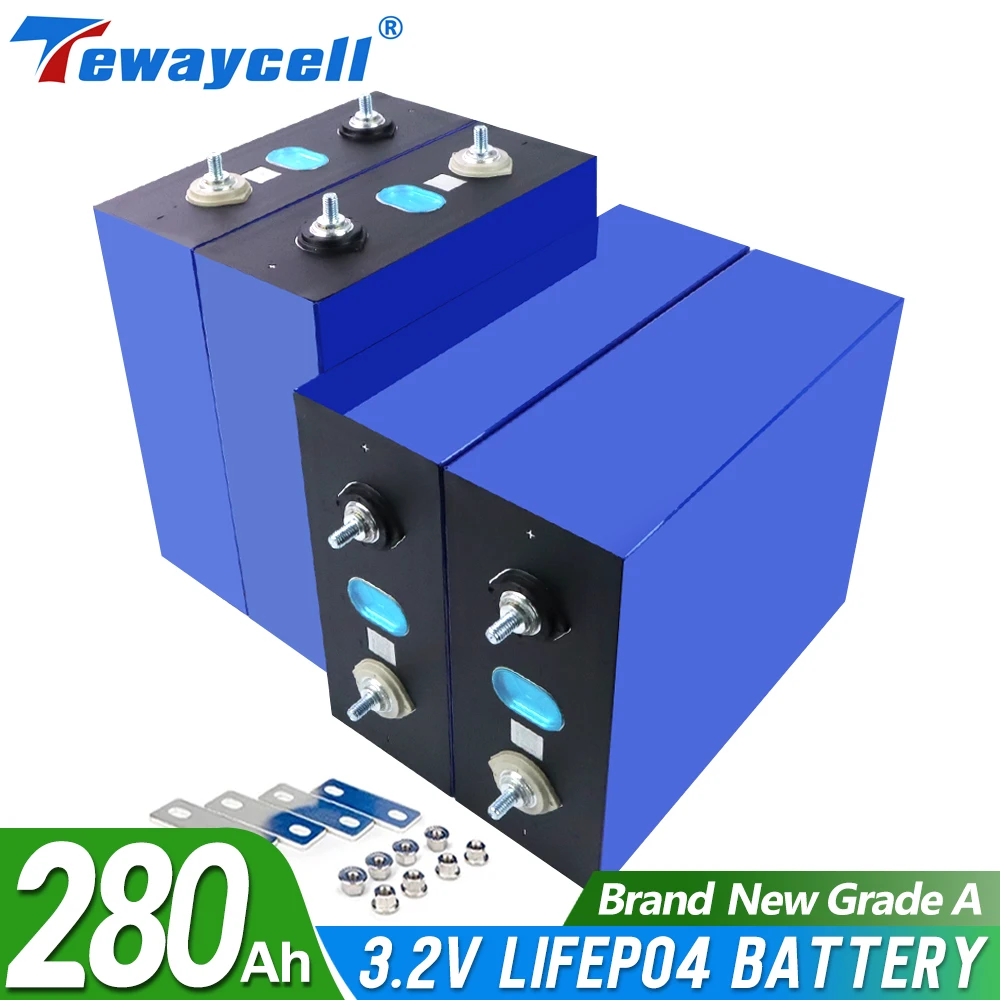 

Литий-железо-фосфатная аккумуляторная батарея Tewaycell, 3,2 в, 280 А