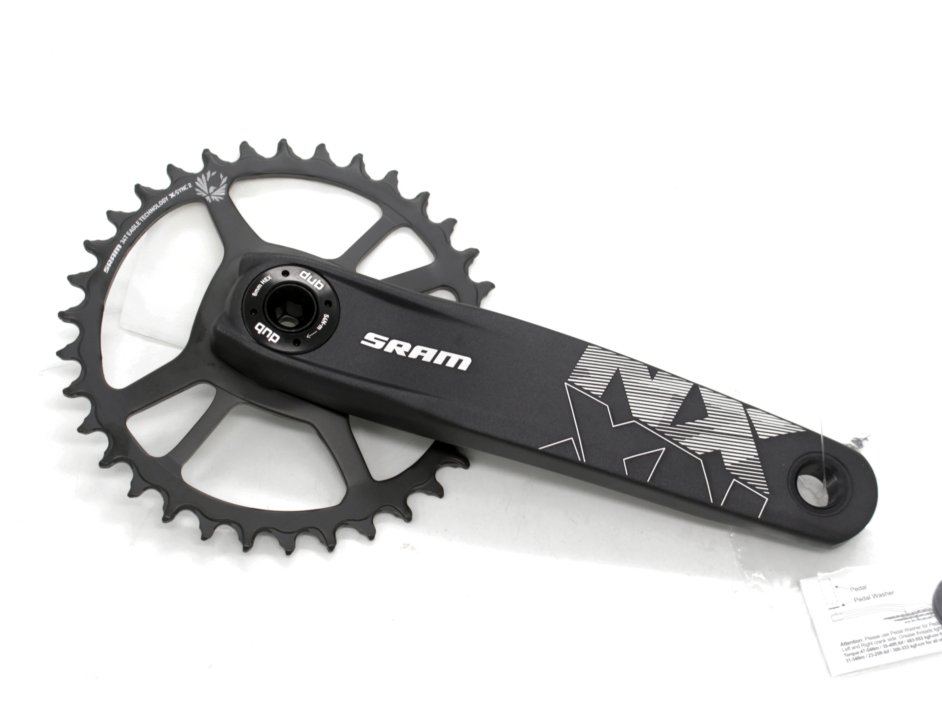 SRAM NX вода DUB 34T Стальная корона 170 мм 175 мм MTB велосипед пешеходов приложение с DUB BSA пешеходов