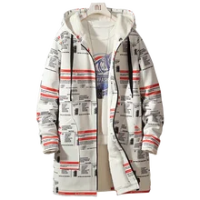 Мужская ветровка с капюшоном, с принтом, Куртка карго, плюс бархат, зимняя, сохраняющая тепло, большие размеры, M-5XL, мужской, повседневный Тренч, пальто